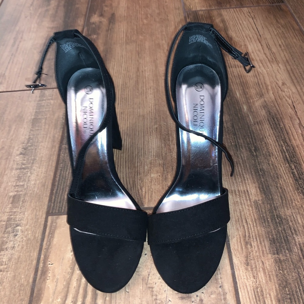 Black 4 inch heels